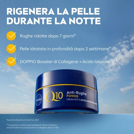 Nivea Q10 Anti-Rides Power - Crème de nuit ultra-régénérante 50 ml