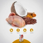 Farmina N&amp;d Quinoa Skin &amp; Coat, Caille, Noix de coco et Curcuma - Aliment complet pour chats adultes, pour la peau et le pelage, 1,5 kg