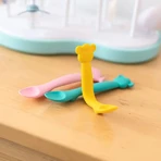 Suavinex Whale - Silicone Spoon - Pink
