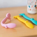 Suavinex Whale - Silicone Spoon - Pink