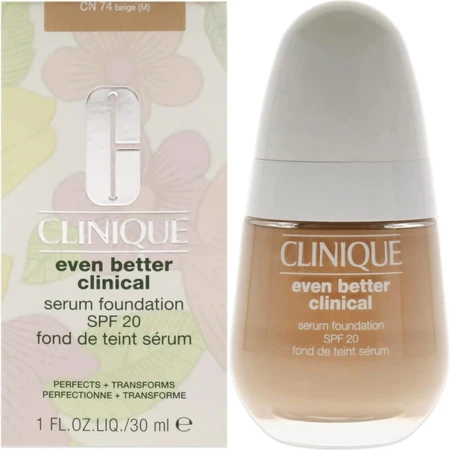 Clinique Even Better Clinical Serum SPF 20 - Base de maquillaje - N.º CN74 Beige
