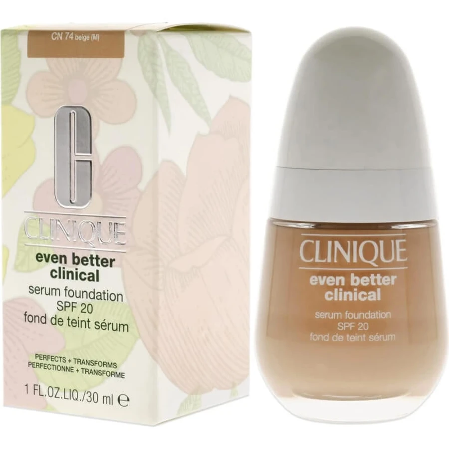 Clinique Even Better Clinical Serum SPF 20 - Base de maquillaje - N.º CN74 Beige