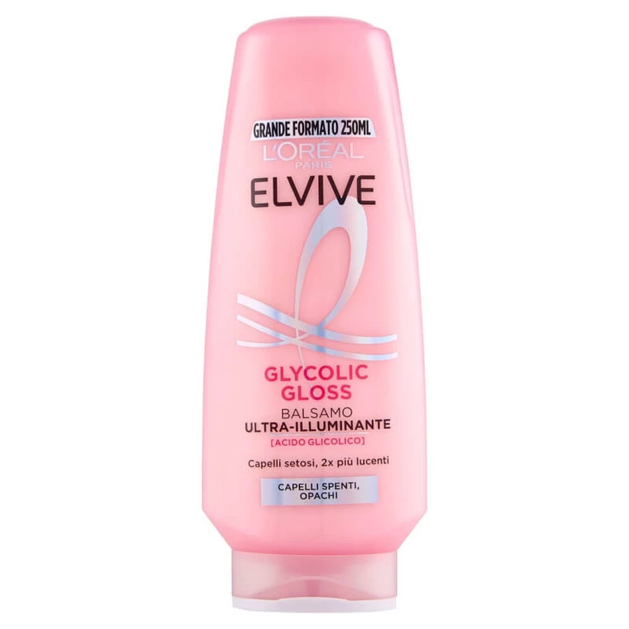 Elvive Glycolic Gloss - Ultra-Shine Conditioner for Dull Hair, 250 ml
