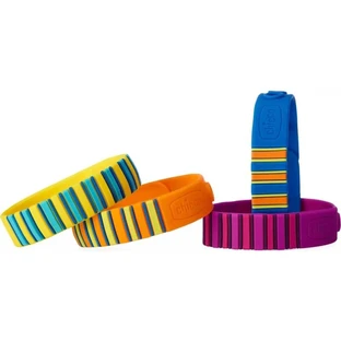Chicco Natural - Pulsera repelente de mosquitos de silicona perfumada