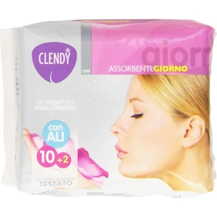 Clendy Care - 12 daytime pads with wings