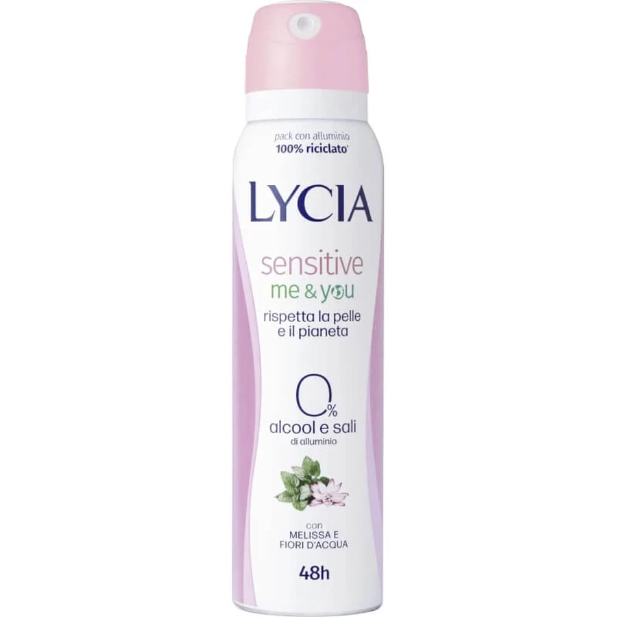 Lycia Sensitive me &amp; you Zitronenmelisse und Wasserblumen – Deodorant-Spray 150 ml
