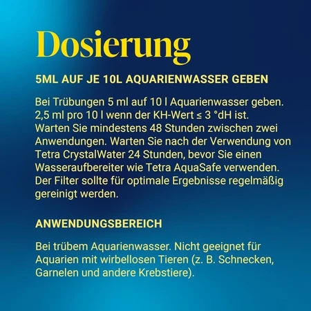 Tetra Crystalwater – środek klarujący do akwariów słodkowodnych, 250 ml: ceny i cechy