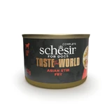 Schesir Taste the World voor honden: Aziatische kip met groenten - Compleet voer voor volwassen honden, 150 g