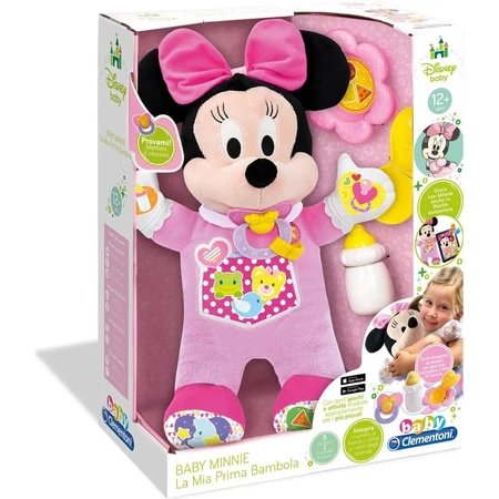 Clementoni Baby Minnie, „My Friend“-Puppe, ab 12 Monaten