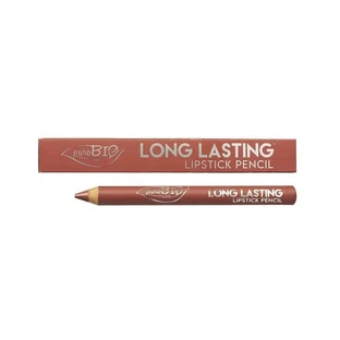 Lápiz de labios de larga duración Purobio - Lápiz de labios n.º 017L Peachy Nude