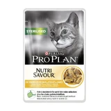 Purina Pro Plan Nutri Savour Poulet - Aliment complet pour chats adultes stérilisés, 10 x 85 g