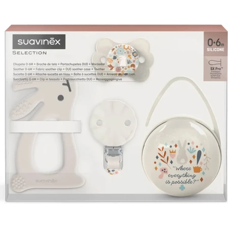 Suavinex Wonderland - 4-delige babycadeauset - neutraal