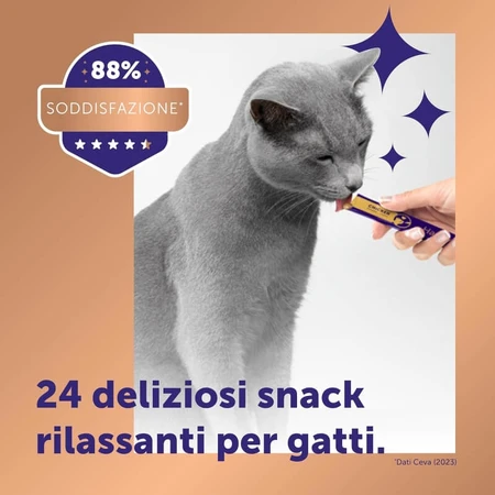 Ceva Animal Health Feliway Happy Snack met kip – 15 staafjes voor katten, elk 15 g