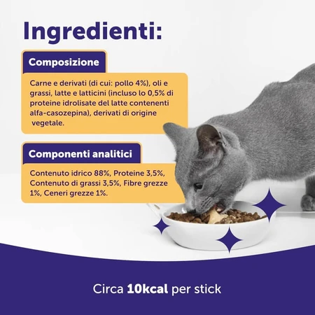 Ceva Animal Health Feliway Happy Snack met kip – 15 staafjes voor katten, elk 15 g