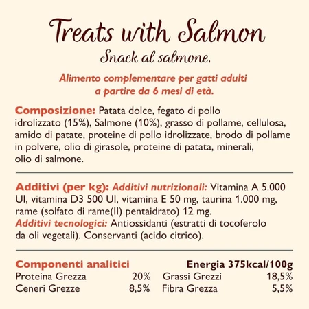 Lily's Kitchen Treats Salmon - Salmon Snacks for Cats 60 g 60 g
