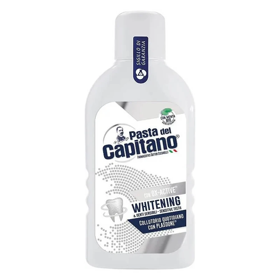 Capitano Ox Active Whitening Toothpaste - Whitening Mouthwash for Sensitive Teeth, 400 ml