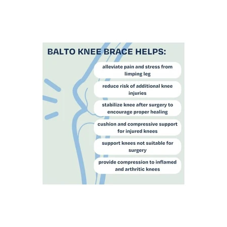 Balto Ligatek – orteză pentru genunchiul drept, mărimea L
