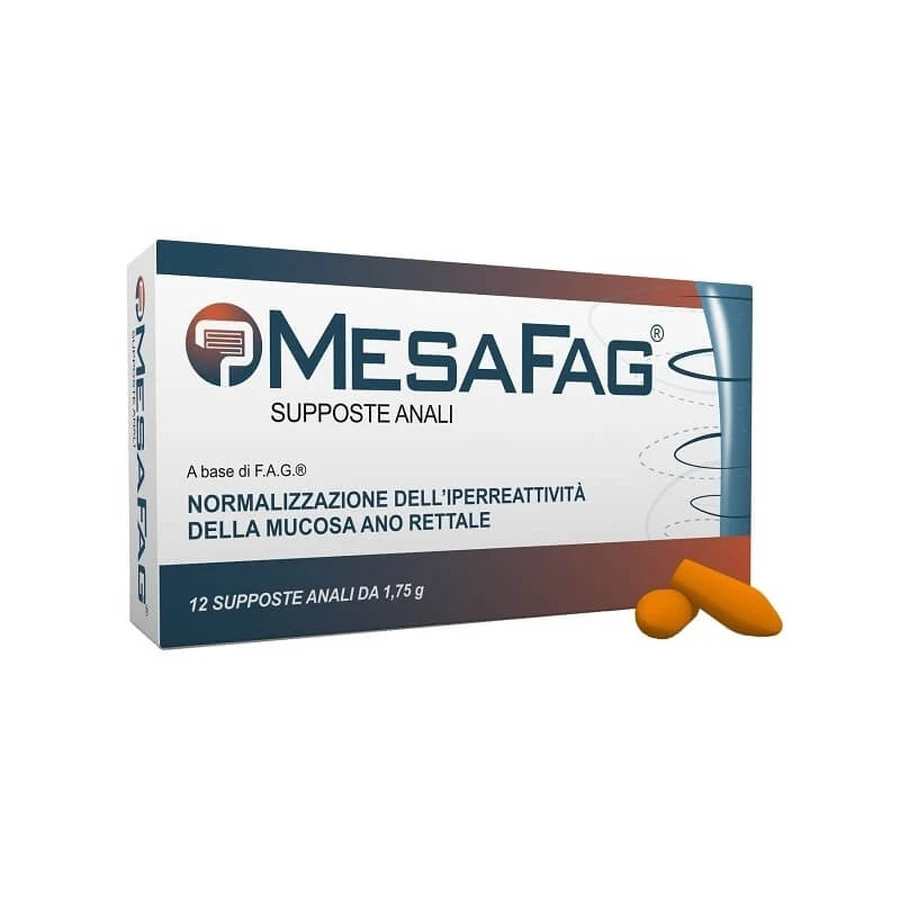Mesafag - 12 rectal suppositories