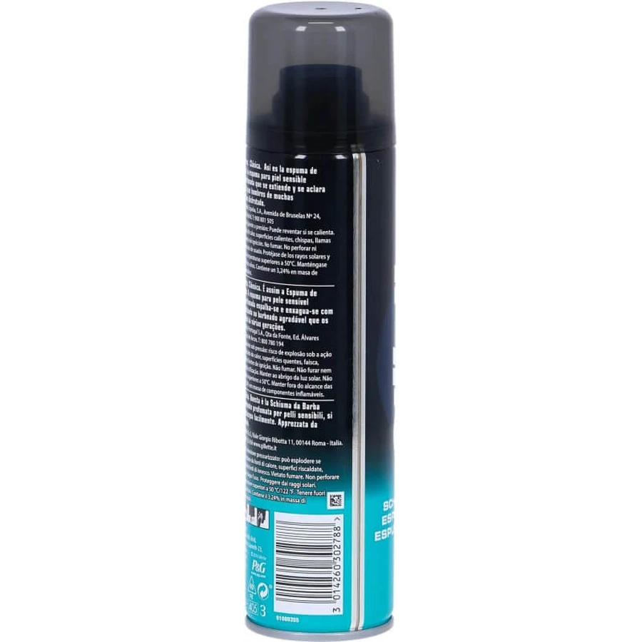 Gillette Ultra Protective scheerschuim voor de gevoelige huid, 300 ml
