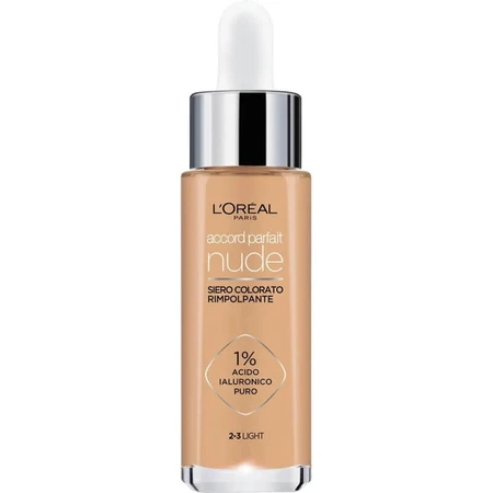 L'Oréal Paris Accord Parfait Nude - Volumegivend getint serum - Nr. 2-3 Licht