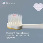 Chicco Double Toothbrush for First Teeth, 6–36 Months - Pink - Yellow