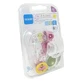 Mam Clip&amp;amp;cover - Pacifier Holder - Pink with Assorted Patterns