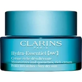 Clarins Hydra-Essentiel HA2 - Crema hidratante rica para piel seca, 50 ml