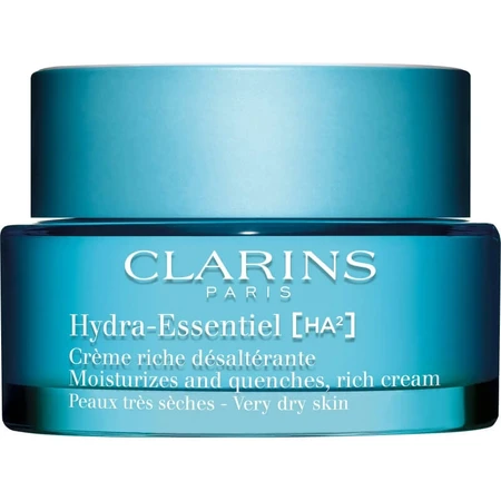 Clarins Hydra-Essentiel HA2 - Rijke vochtinbrengende crème voor de droge huid, 50 ml