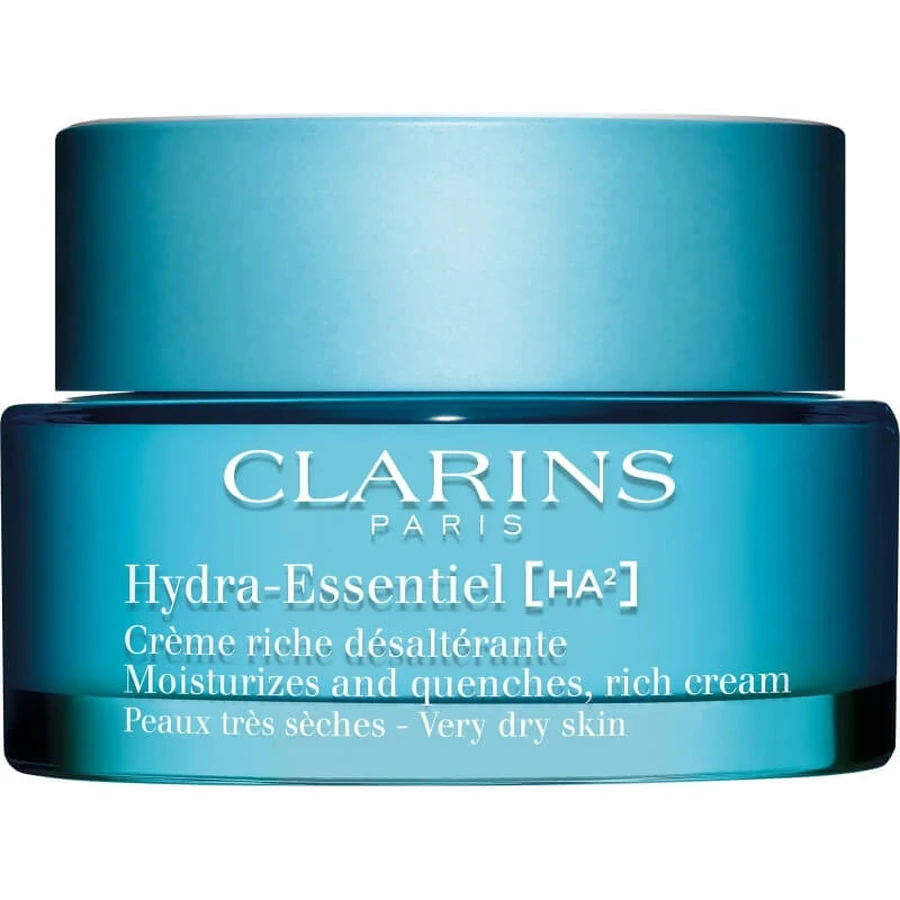 Clarins Hydra-Essentiel HA2 - Rijke vochtinbrengende crème voor de droge huid, 50 ml