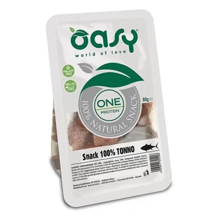 Oasy One: snack para perros con 100 % de proteína de atún, 80 g