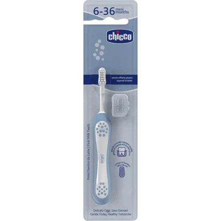 Chicco First Teeth Toothbrush 6–36m – Light Blue