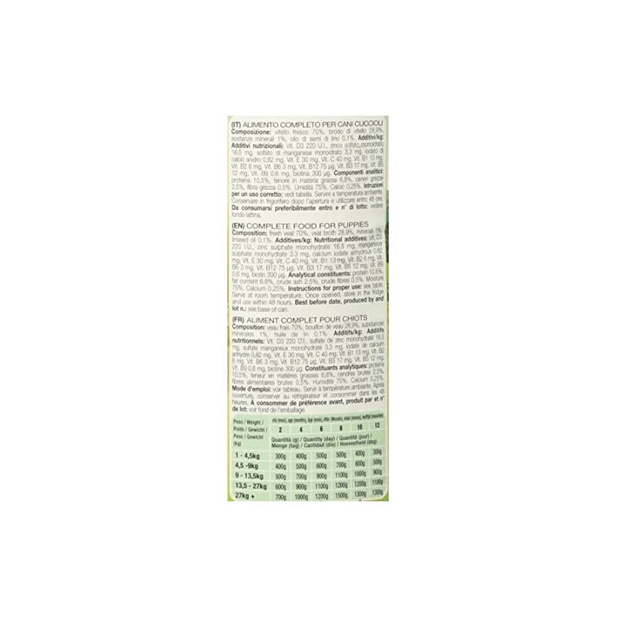 Stuzzy Puppy monoproteină din carne proaspătă de vițel – hrană completă pentru pui, 400 g