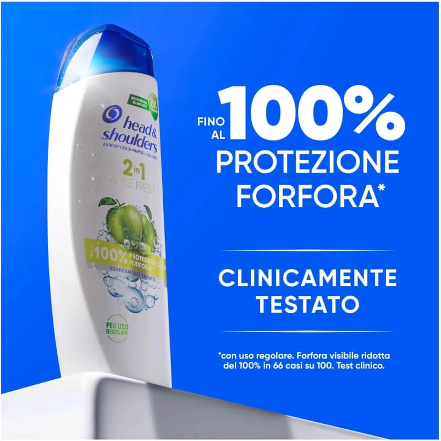 Head &amp; Shoulders 2-in-1 Apple Fresh - Anti-Dandruff Shampoo + Conditioner 250 ml