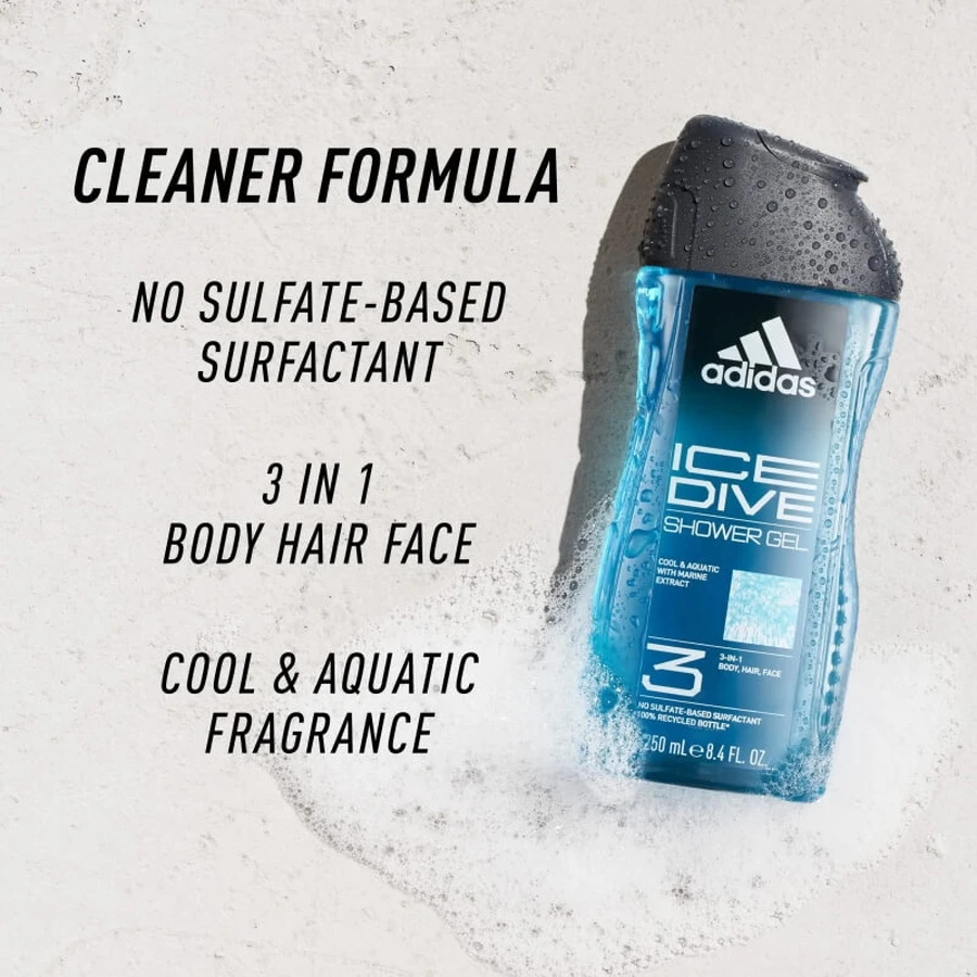 Adidas Ice Dive - Gel douche 250 ml