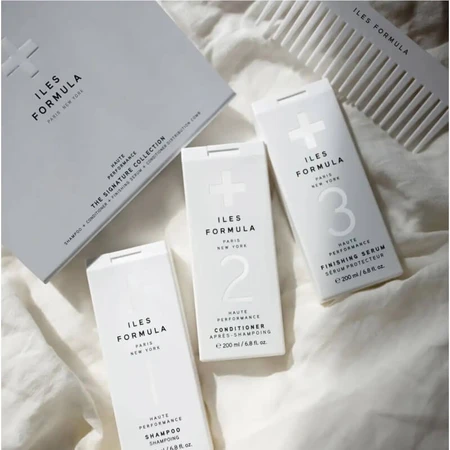 Colección Signature de Iles Formula - Set de regalo de productos revitalizantes para el cuidado del cabello