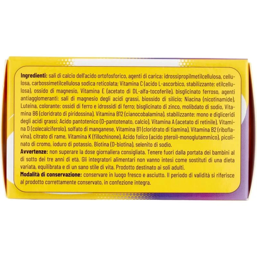 Equilibra Multivitamine & Mineralstoffe 50+ – Vitamin- und Mineralstoffpräparat, 30 Tabletten
