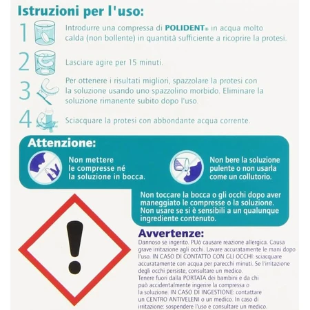 Polident Intensa Freshness – 36 Reinigungstabletten für Zahnersatz