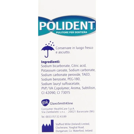 Polident Intensa Freshness – 36 Reinigungstabletten für Zahnersatz