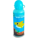 4m Borraccia in alluminio con decorazioni baby shark - colori assortiti