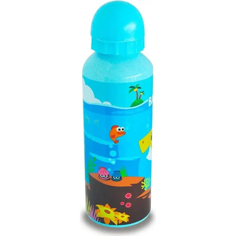 Gourde en aluminium de 4 m avec motif « Baby Shark » - Couleurs assorties