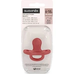 Suavinex Color Essence - Sucette en silicone pour les 6 à 18 mois - Rouge
