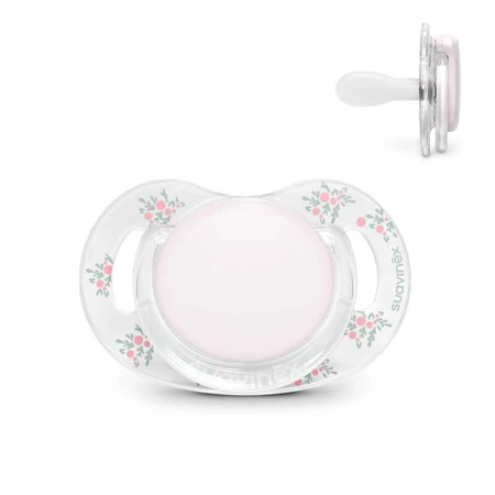 Suavinex Poetry - Chupete de silicona fisiológica SX Pro, 0-6 meses, rosa