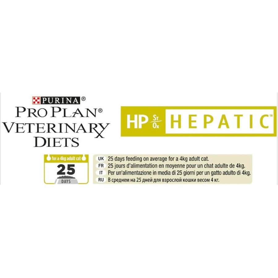 Purina Pro Plan Veterinary Diets HP Hepatic – Compleet dieetvoeding voor volwassen katten, 1,5 kg