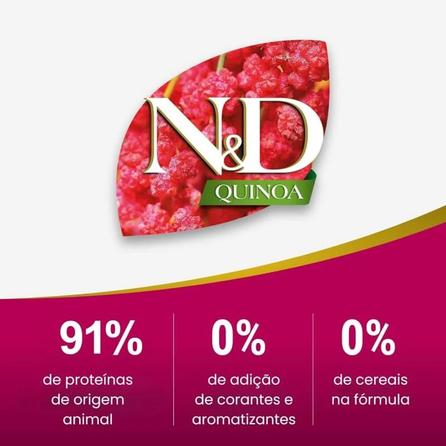Farmina N&amp;d Quinoa Urinary Duck - Alimento completo para gatos adultos con problemas urinarios, 80 g