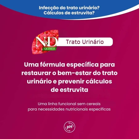 Farmina N&amp;d Quinoa Urinary Duck - Alimento completo para gatos adultos con problemas urinarios, 80 g