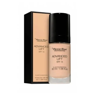 Base de maquillaje fluida Pierre René Advanced Lift SPF 15 - Base de maquillaje líquida - N.º 03 Nude