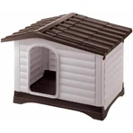Ferplast Dogvilla - Outdoor Dog House with Opening Side Panel, 88 x 72 x h 65 cm