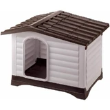 Ferplast Dogvilla - Niche d'extérieur avec panneau latéral ouvrant, 88 x 72 x h 65 cm