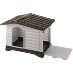 Ferplast Dogvilla - Outdoor Dog House with Opening Side Panel, 88 x 72 x h 65 cm