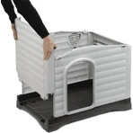 Ferplast Dogvilla - Outdoor Dog House with Opening Side Panel, 88 x 72 x h 65 cm